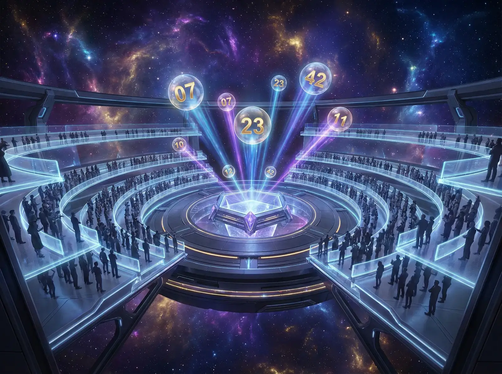 福利彩票彩票游戏宇宙开奖大厅量子抽奖仪式