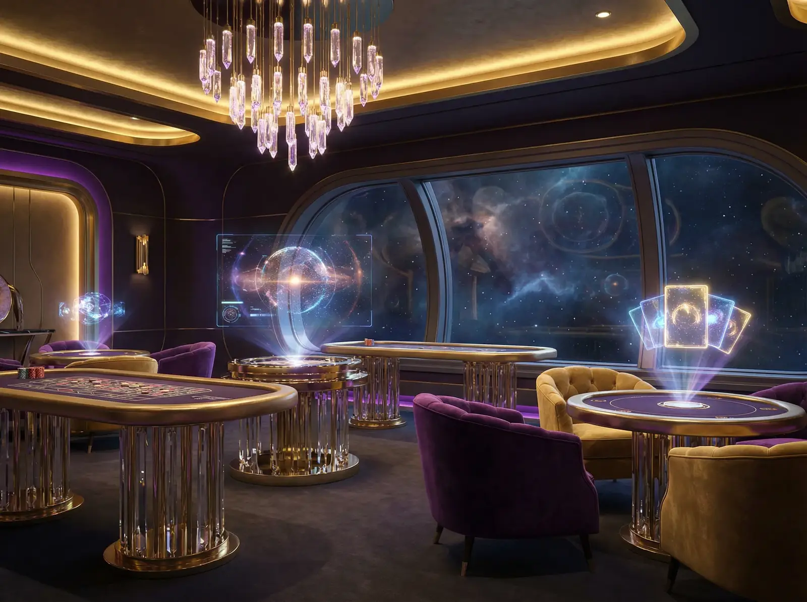 福利彩票VIP俱乐部豪华私人星舰内部
